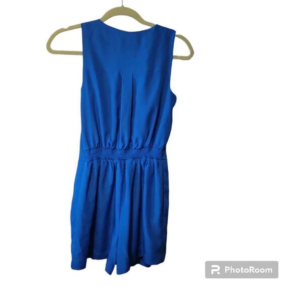 EXPRESS Blue Women's Romper Size 0 - Picture 3 of 7